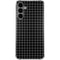 Black Grid Galaxy S24 Plus Clear Case